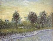 Lane in Voyer d'Argenson Park at Asnieres (nn04) Vincent Van Gogh